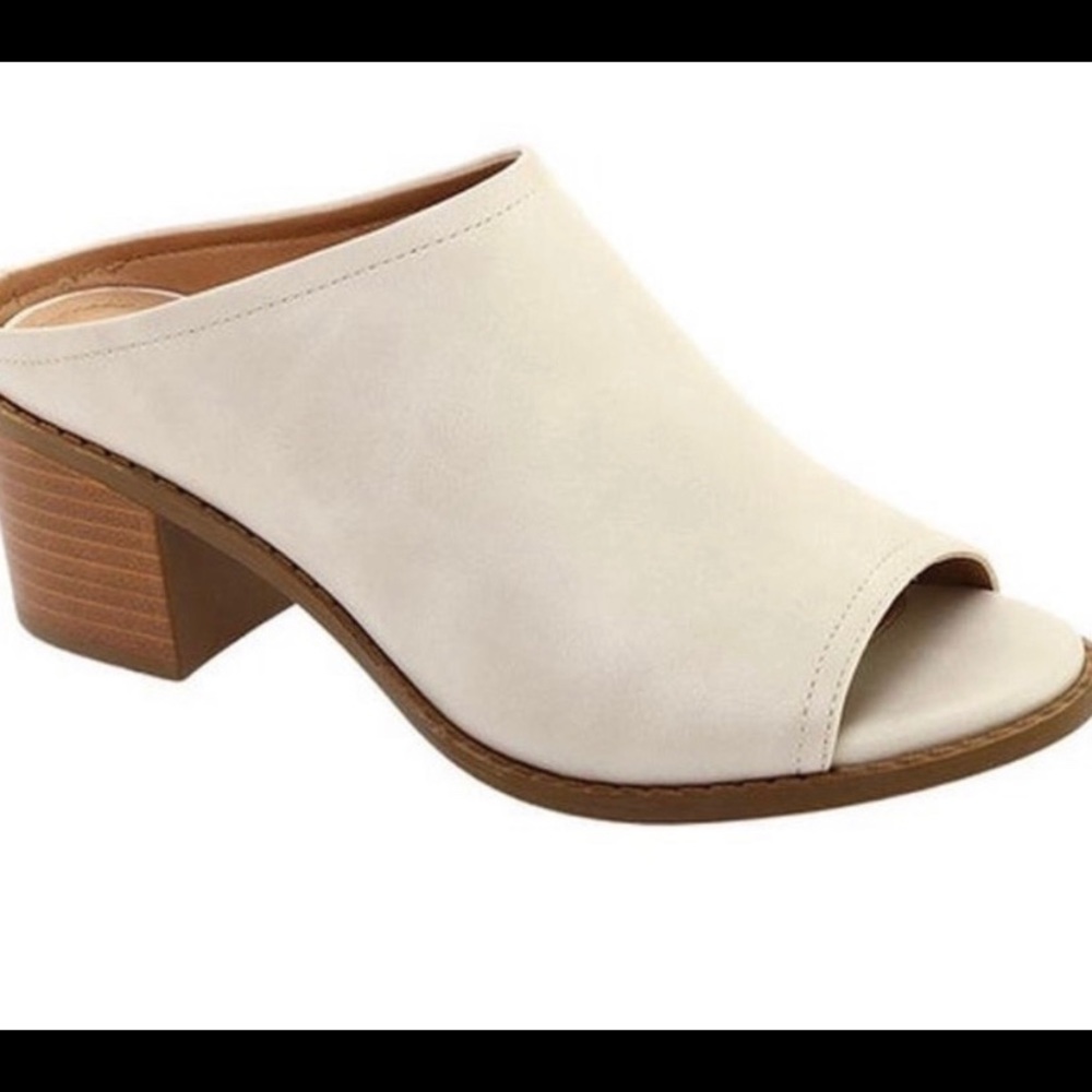 Off White peak toe slip on bootie Portland